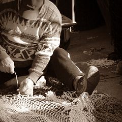 photo "the fisherman and the net"