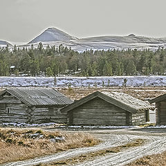 фото "Boat houses in oktober"