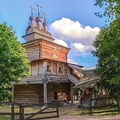 фото ""Деревянные церкви Руси...""