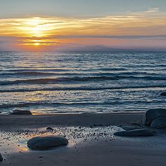 photo "Sunset in the Gulf of Riga"