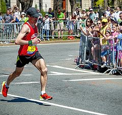 photo "Soaring Boston Marathon Runner"