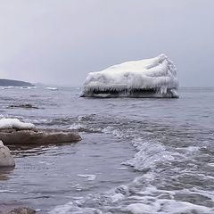 photo "This is how the Gulf of Finland freezes over. Low tide. December2021"