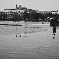 фото "Пражский Град и Влтава"