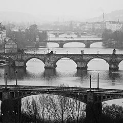 фото "Влтава и мосты"