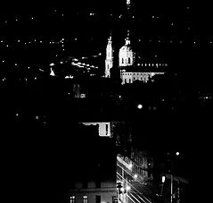 photo "Ночная улица и башни"