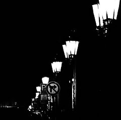 photo "Ночной отблески и фонари"