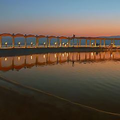 фото "Рассвет на Мертвом море"