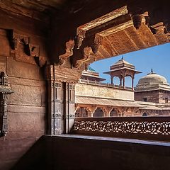 photo "Agra Fort, a View from the Gallery"