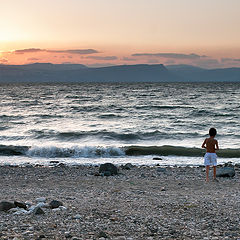 фото "Закат на Галилейском море."