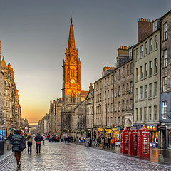 фото "Эдинбург на закате дня..."
