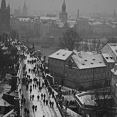 фото "Когда в Праге идет снег"