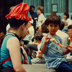 фото "the clown and the boy"