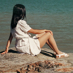 photo "Girl on the rock"