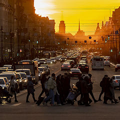 фото "Закат на Невском"