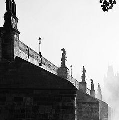 фото "Мост и туман"
