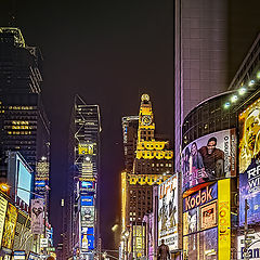 photo "Red chairs in Times Square"