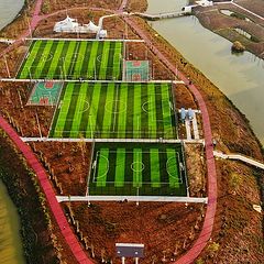 photo "The football field on the island"