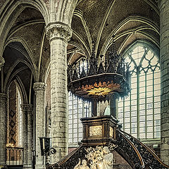 photo "Chair in Saint Michael's Church, Ghent"