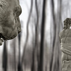 фото "в осеннем парке/из жизни статуй..."