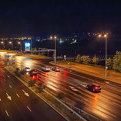 фото "Ночное движение"