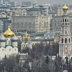 фото "Новодевичий монастырь с Воробьёвых гор"