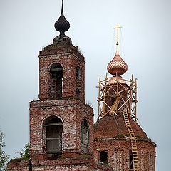 photo "Установка новых куполов"