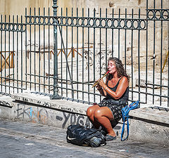 фото "Уличное музицирование по-гречески"