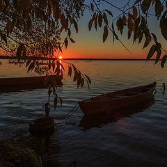 фото "Лодки на закате"