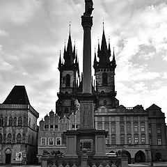 photo "Башни, дома и Маринский столп"