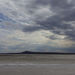 photo "Clouds over the salt lake - 2"