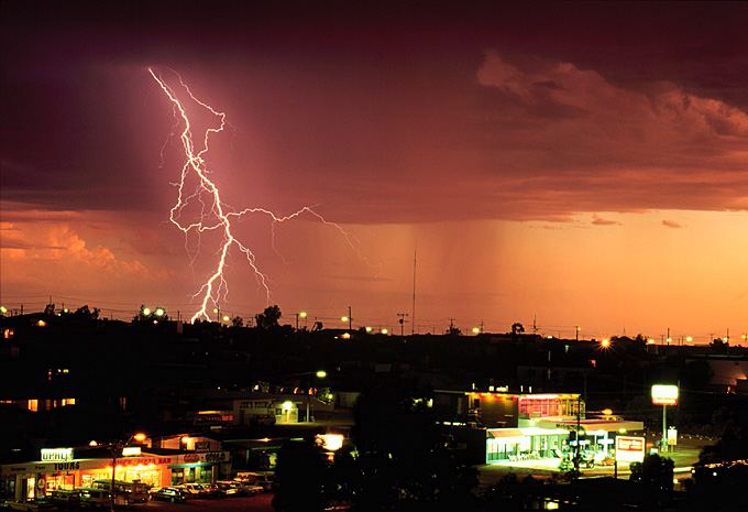 фото "Desert Lightning" метки: путешествия, Австралия, молнии