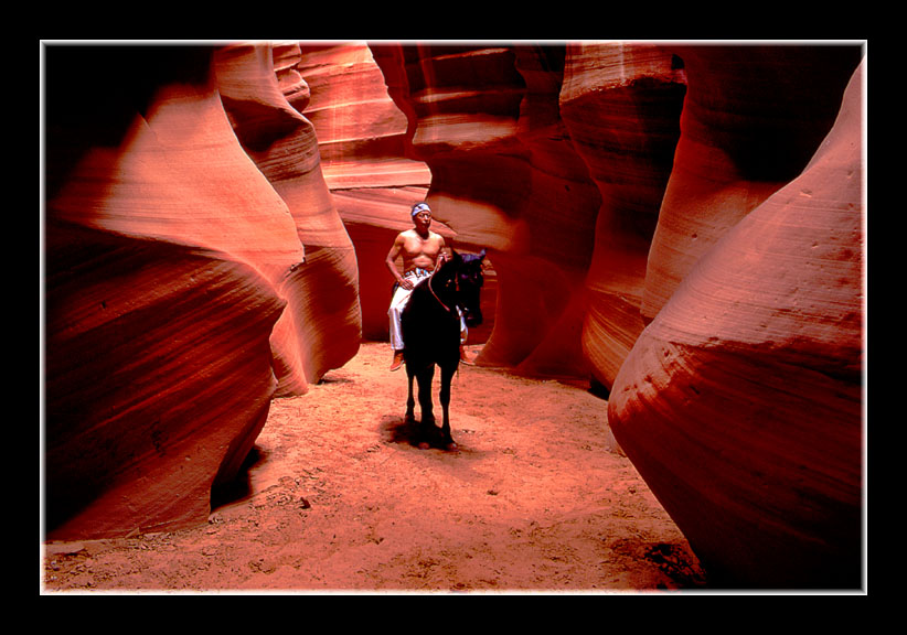 photo "Antelope Canyon and Apache" tags: landscape, 