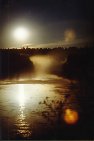 photo "Moonrise" tags: landscape, night, sunset