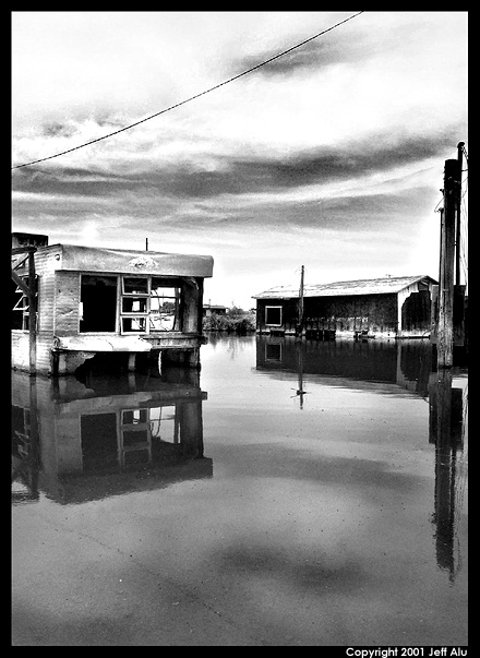 photo "Submerge" tags: black&white, landscape, 