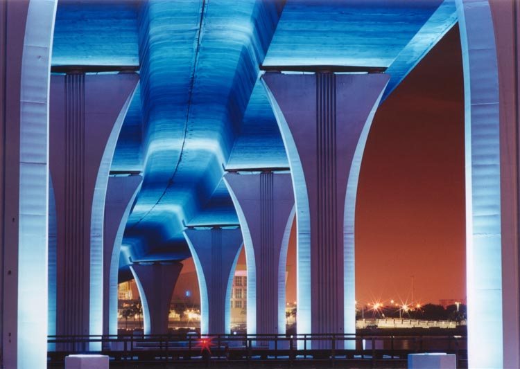 фото "Under the bridge by night" метки: архитектура, пейзаж, 