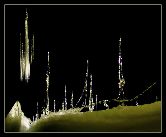 photo "Snow images. City." tags: landscape, abstract, night