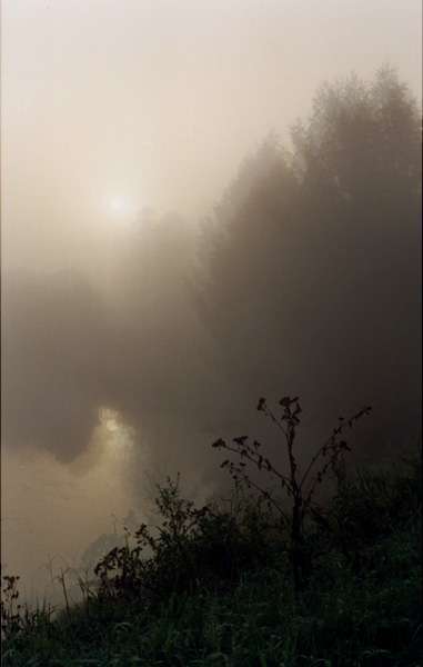 photo "In a fog" tags: landscape, autumn, sunset