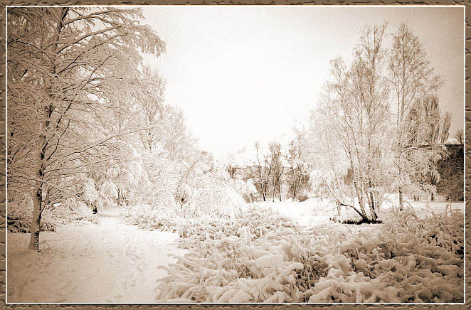 фото "Как давно это было. Детские воспоминания о зиме." метки: пейзаж, зима, лес