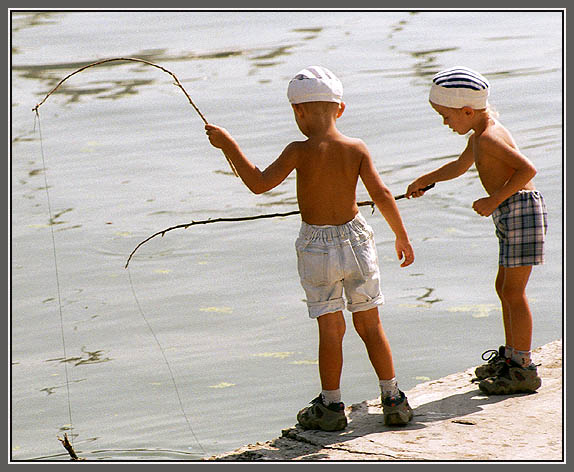 photo "Fishermen." tags: genre, 