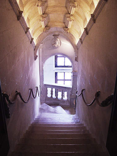 фото "Staircase at Chenonceau" метки: путешествия, архитектура, пейзаж, Европа