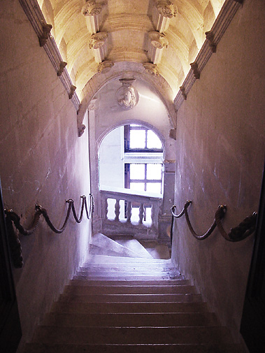 photo "Staircase at Chenonceau" tags: travel, architecture, landscape, Europe