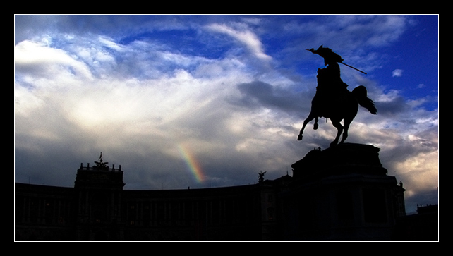 photo "To conquer the rainbow" tags: architecture, landscape, clouds
