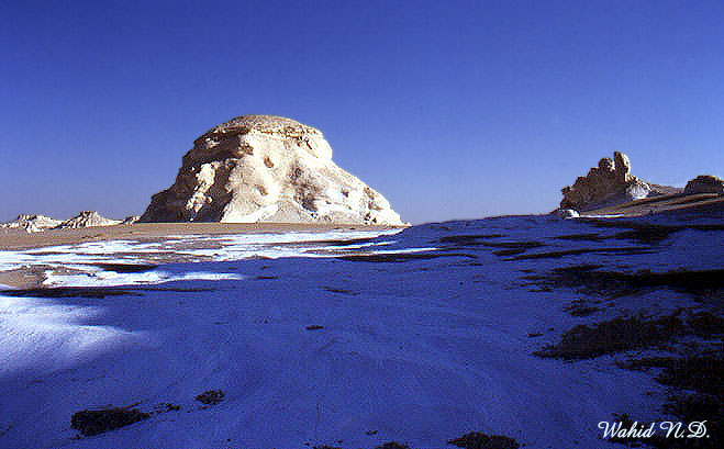 фото "Desert...Icy blue!" метки: путешествия, пейзаж, Африка