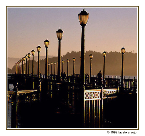 фото "Dawn at the fishing pier" метки: пейзаж, вода, закат