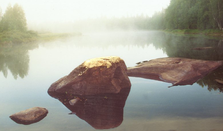 фото "Утро на реке" метки: пейзаж, вода, лето