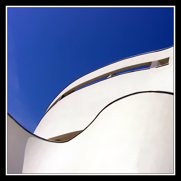 photo "Black Square with White and Blue Filling" tags: architecture, abstract, landscape, 