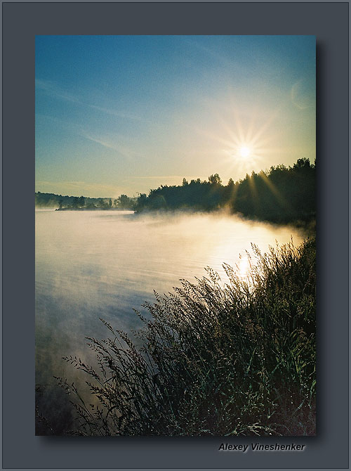 photo "Foggy sunrizes" tags: landscape, sunset, water