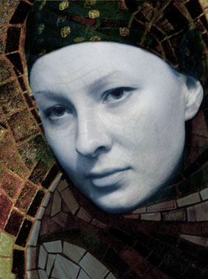 фото "Мозаика" метки: портрет, фотомонтаж, женщина