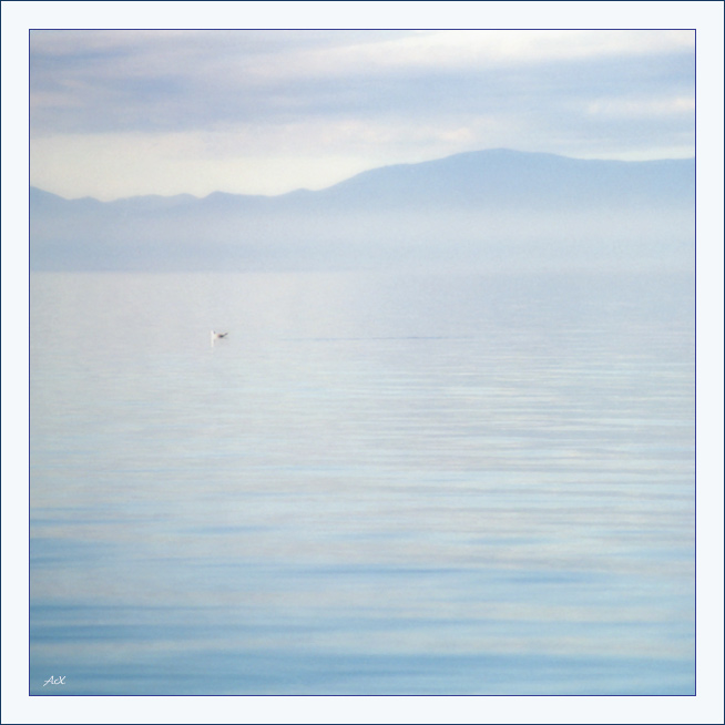 photo "Baikal in Blue" tags: landscape, sunset, water