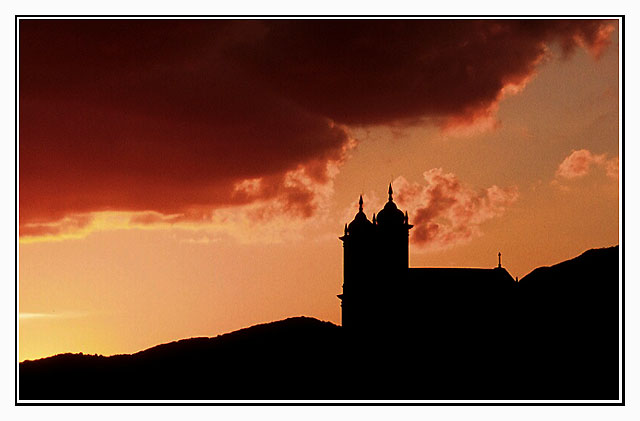 photo "Church silhouette" tags: landscape, 